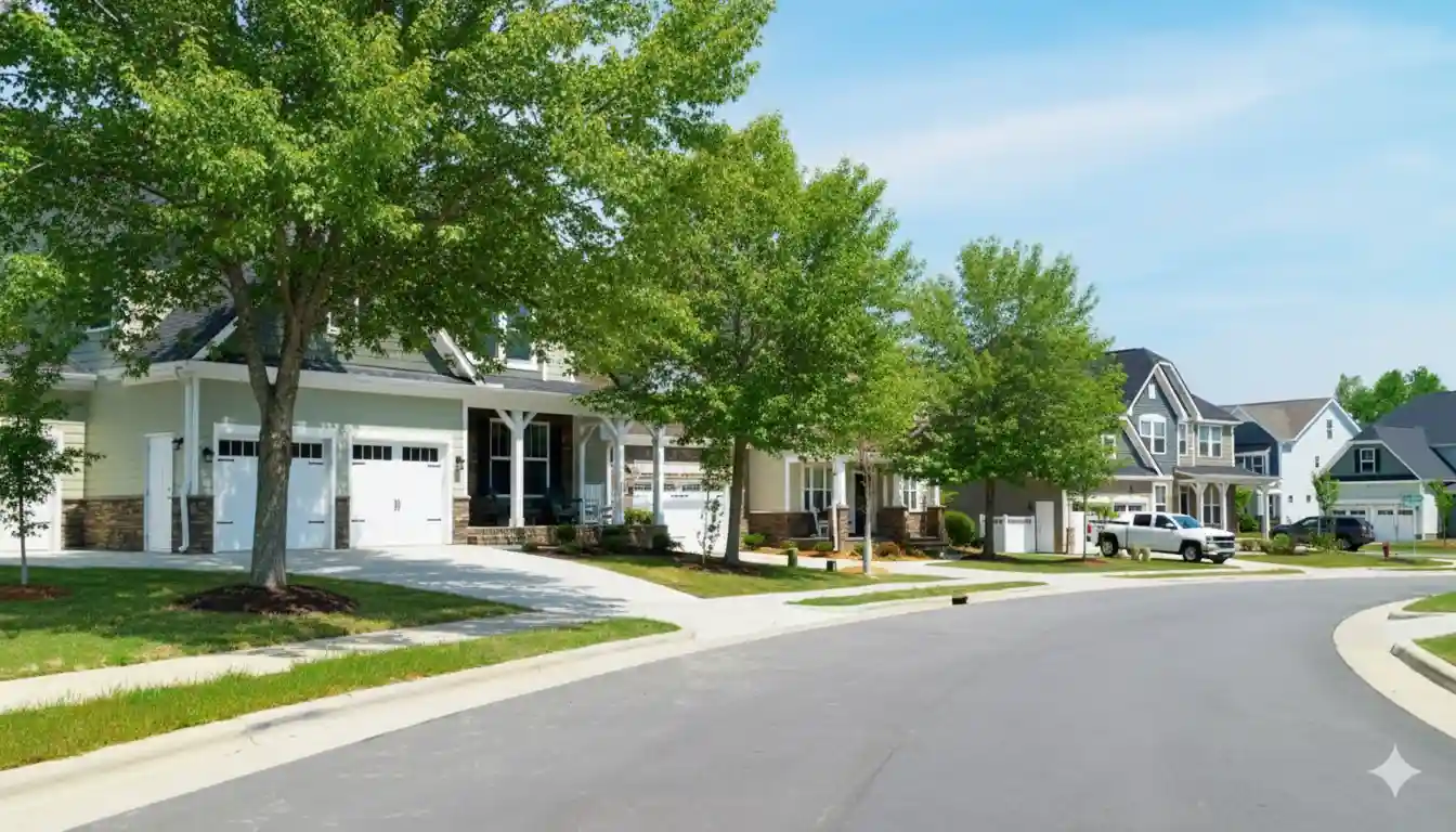 Bar chart comparing population and housing density across Calgary neighbourhoods