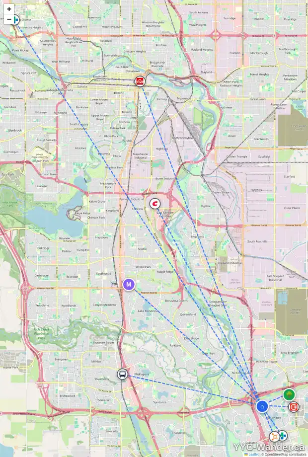 Daily accessibility map for 829 AUBURN BAY BV SE, Calgary showing nearby schools, grocery stores, parks, LRT stations and nearby amenities
