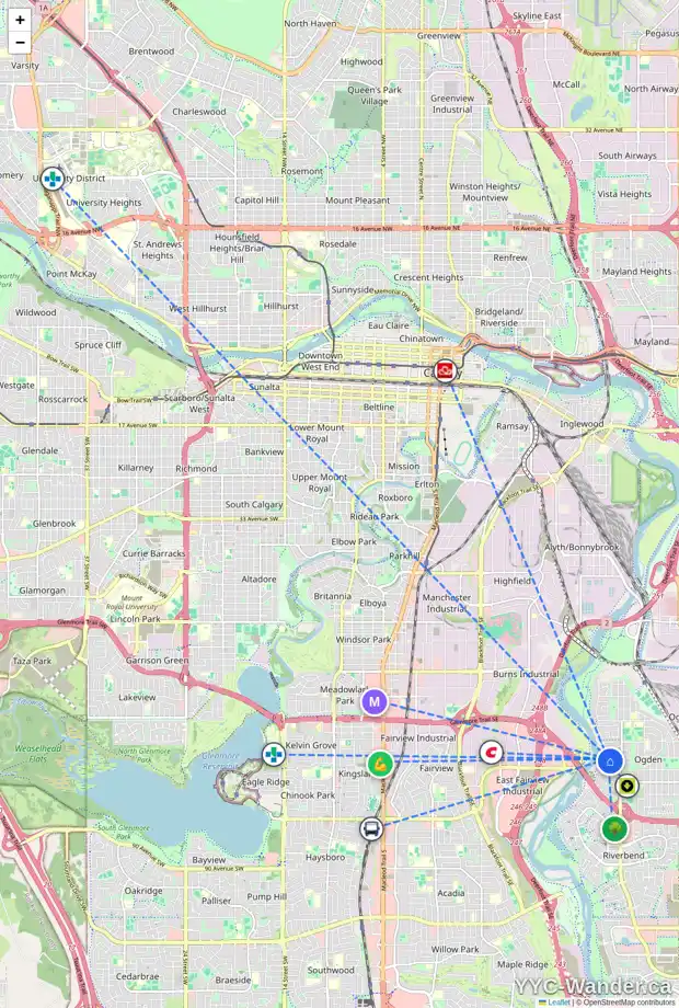 Daily accessibility map for 348 LYSANDER PL SE, Calgary showing nearby schools, grocery stores, parks, LRT stations and nearby amenities